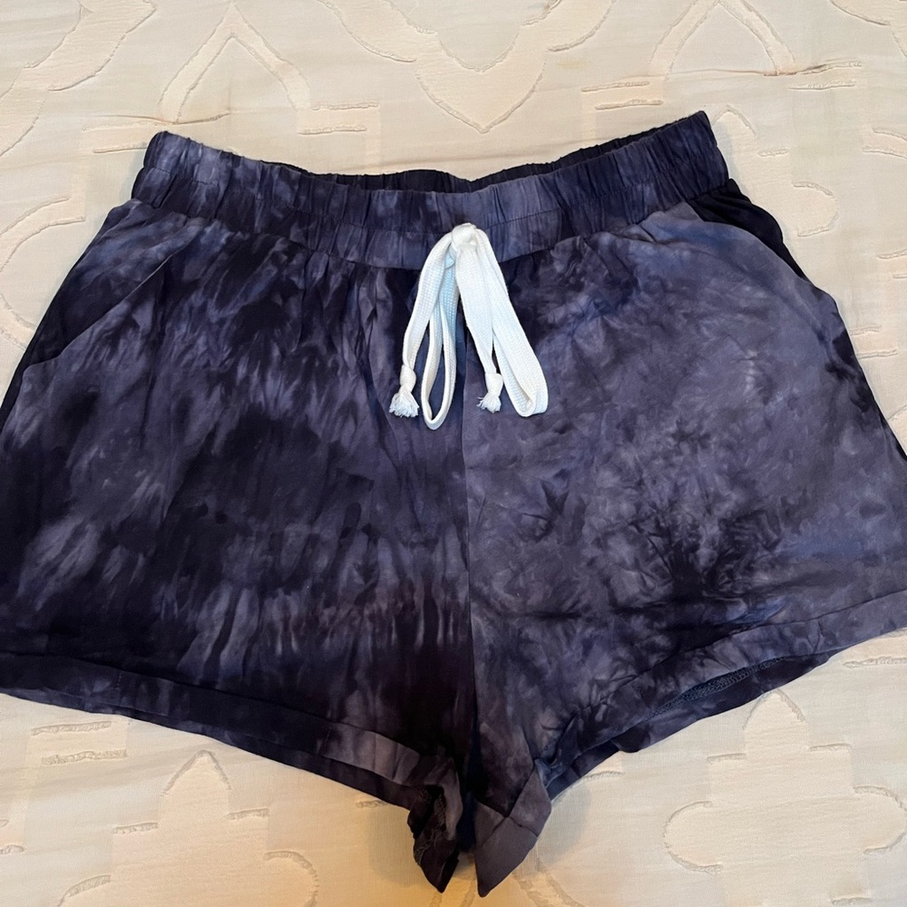 Women's Tie-Dye Shorts with Drawstring